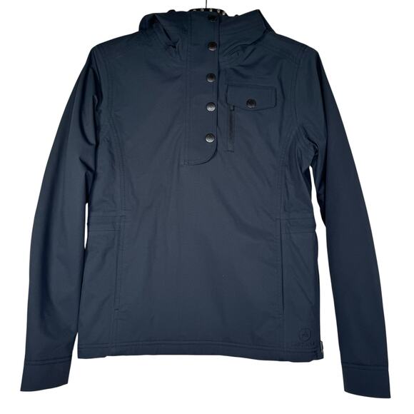 Aether Half Zip Snap Hooded Pullover Anorak Jacket Women's Small - Picture 1 of 13